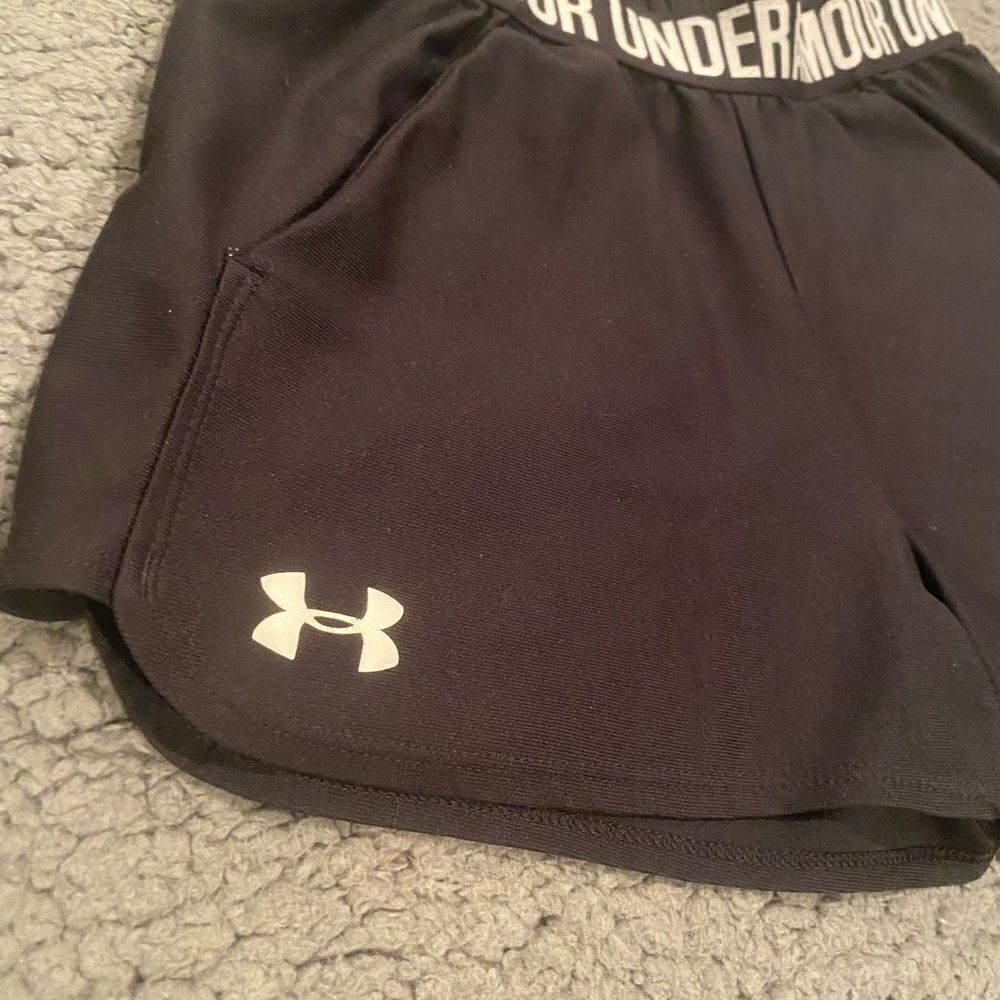 Under Armour Black Short W/Pockets Small Running - Picture 4 of 8